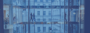 People in building